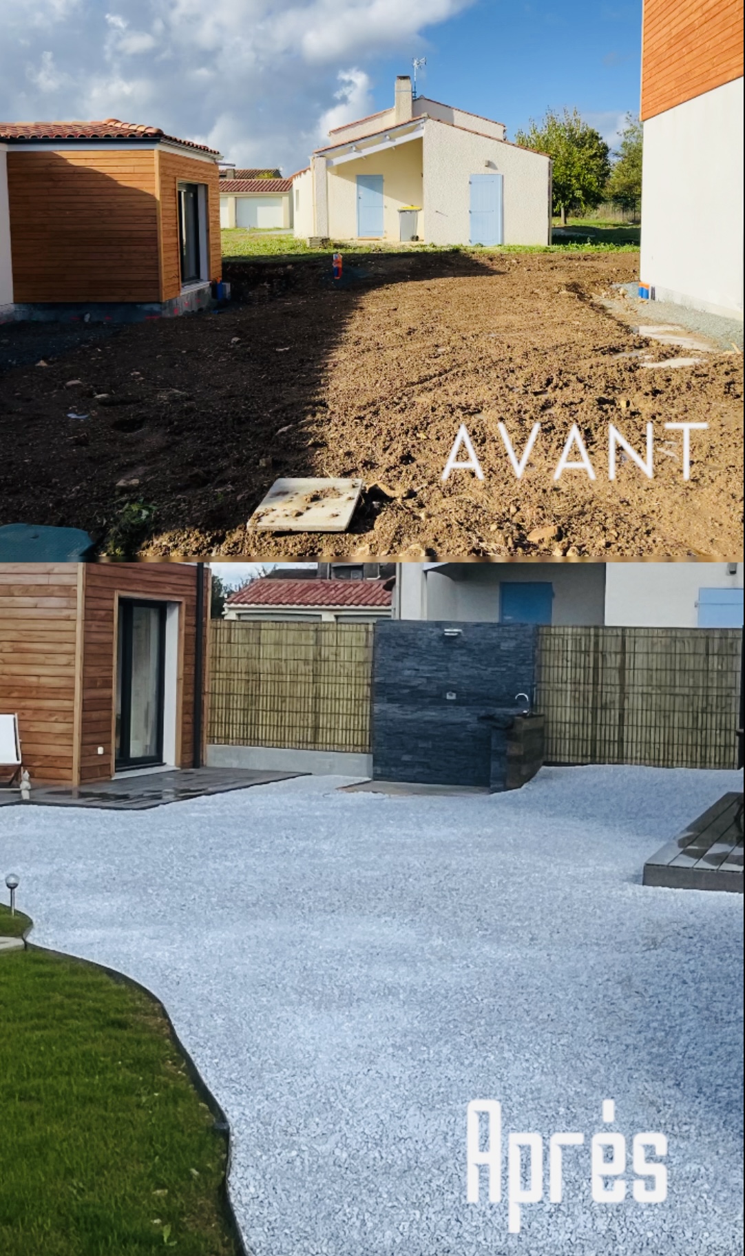 Avant/Après douche